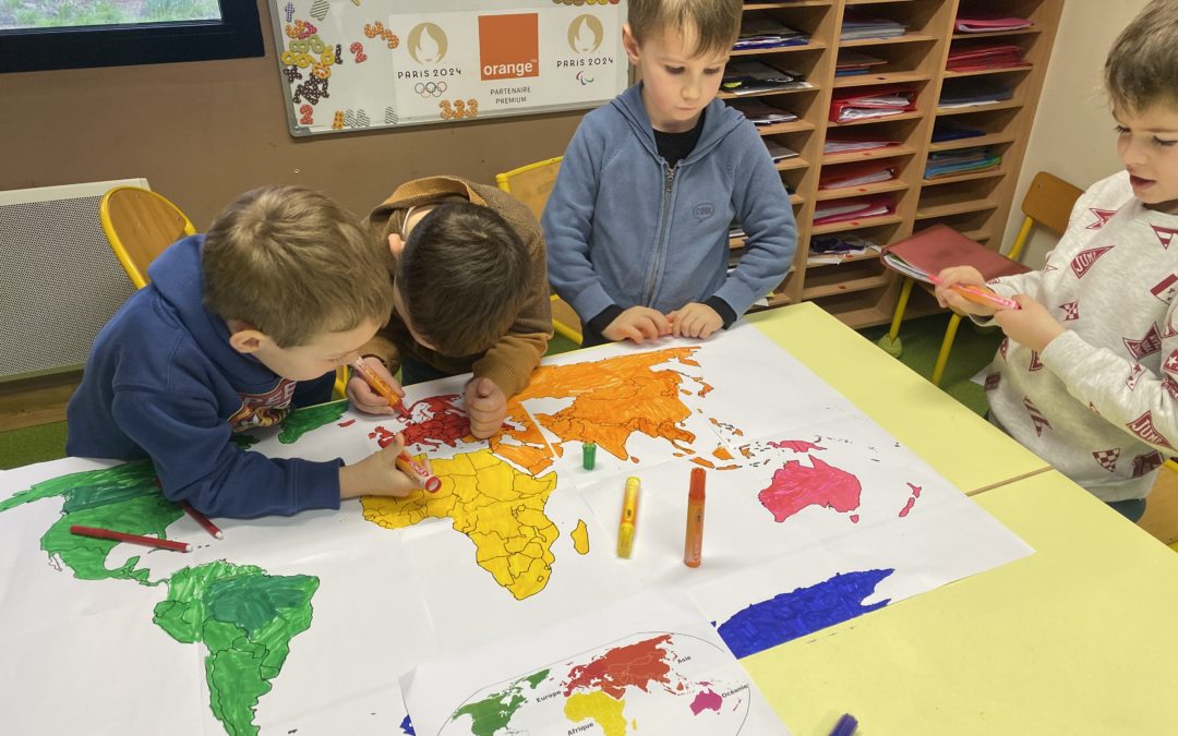 Activités sur les continents – GS