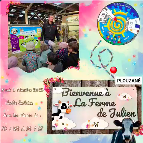 Visite de la ferme de Julien